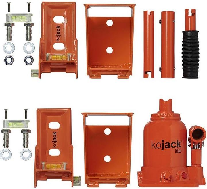 Produktbild ProPlus KoJack hydraulischer Caravanheber mit Wasserwaage für Doppelachse