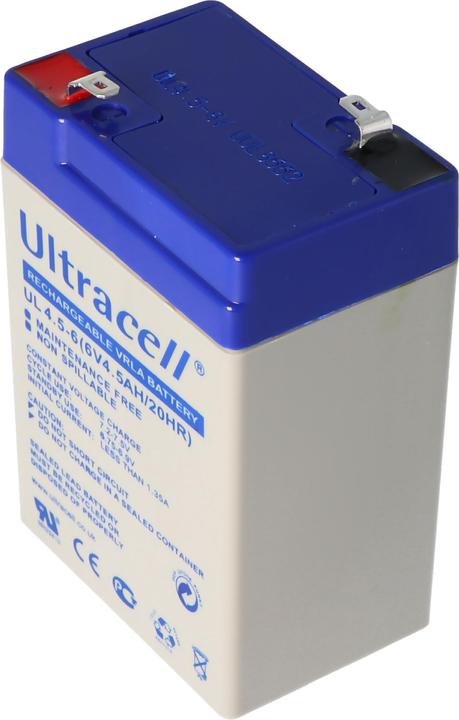 Image du produit Ultracell Akku UL 4.5-6 mit Faston 4,8mm Kontakten (6V)
