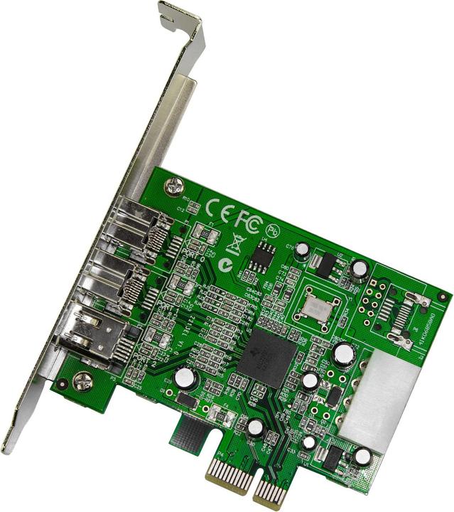 Actual product image StarTech 3 Port PCI-E 1394b FireWire 800 Card