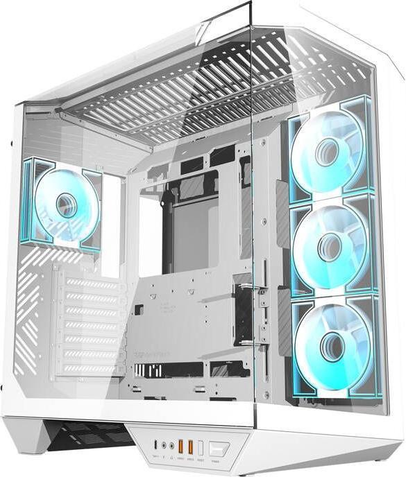 Produktbild Darkflash Tech Darkflash Computer Case DY470 4 fans (white) (ITX, ATX, mATX)
