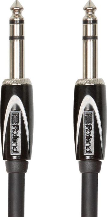 Actual product image Roland 3FT / 1M INTERCONNECT CABLE, 1/4" TRS-1/4" TRS, BALANCED (1 m)