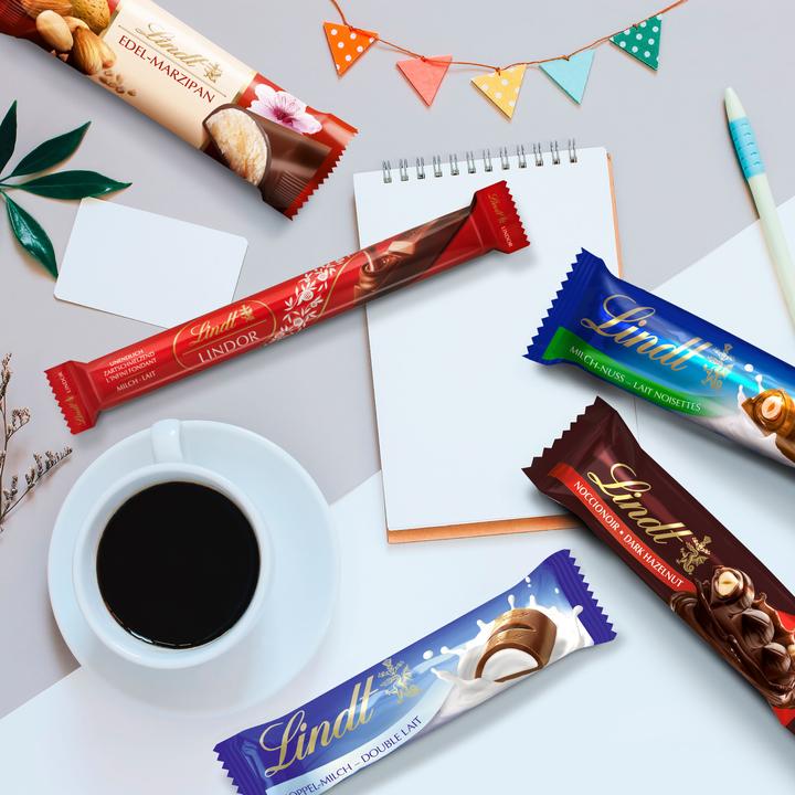 Image du produit Lindt Barre chocolatée double lait (684 g)