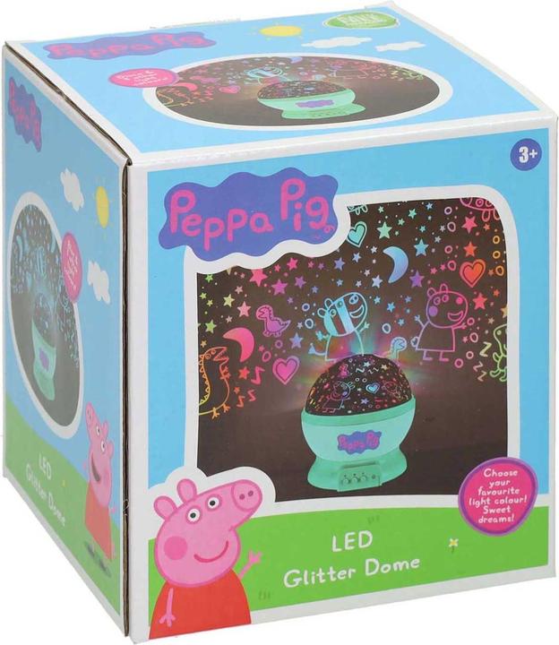 Actual product image Peppa Pig LED-Lampe mit glitzernder Kuppel