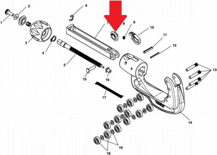 Produktbild Ridgid Schneidrädchen E-635 (Schneiderad)