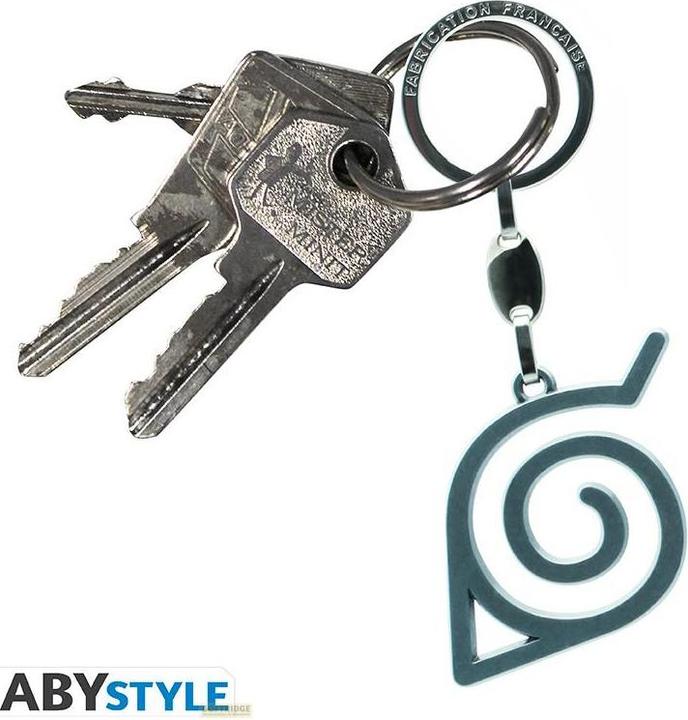 Actual product image ABYstyle NARUTO SHIPPUDEN - Keychain 3D Konoha MADE IN FRANCE X2