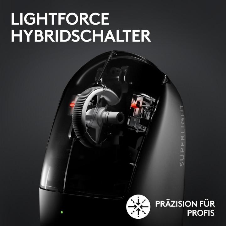 Immagine prodotto Logitech G Pro X Superlight 2 (Senza fili, Cablato)