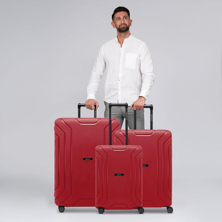 Image du produit Redolz Essentials 15 Set de valises à 4 roulettes 3 pièces avec fermeture à trois points (210 l, XL (à partir de 115l))