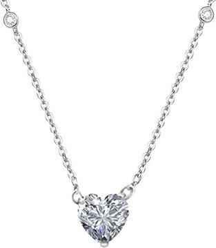 Beneto Silver necklace with heart AGS1134 / 47 (L)