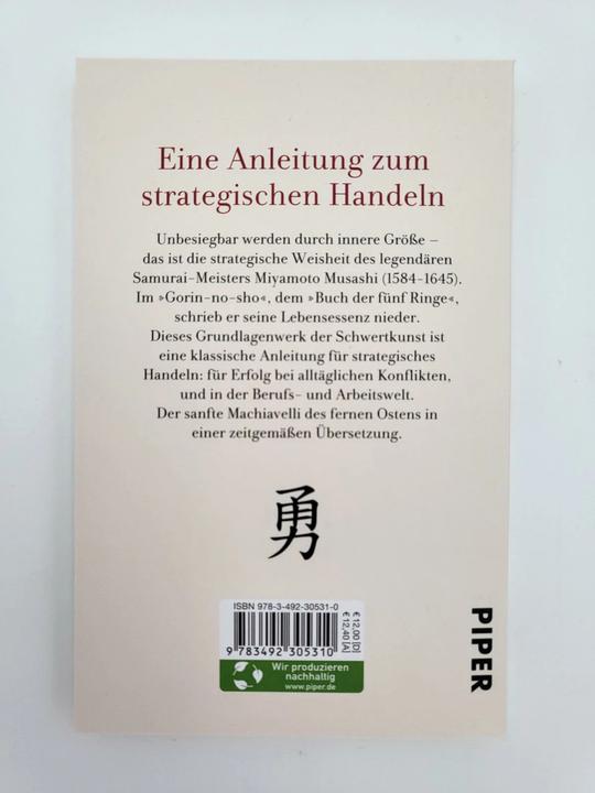 Produktbild Das Buch der fünf Ringe (Deutsch, Miyamoto Musashi, 2014)