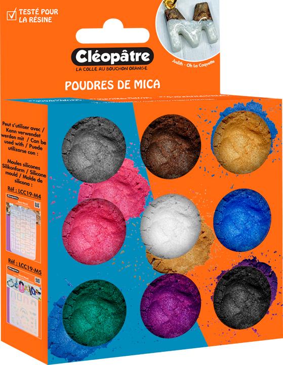 Produktbild Cléopâtre Glimmerpuder Farbset, 9 Tiegel