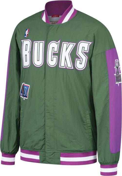 Mitchell & Ness M&N Authentic Warm Up Jacke Milwaukee Bucks 1996-97 - S (S)