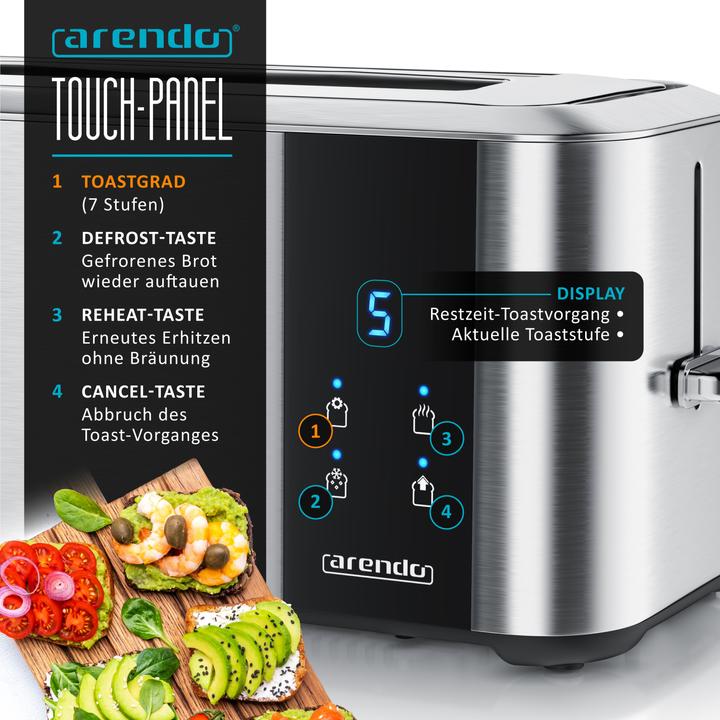 Produktbild Arendo Langschlitz Toaster