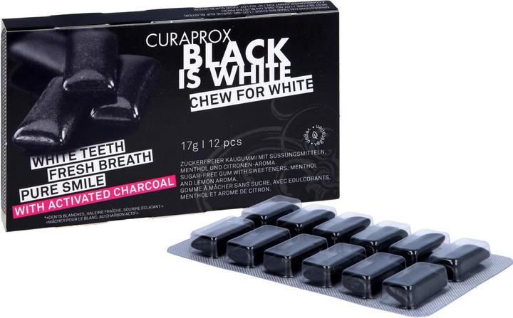 Produktbild Curaprox Black Is White (12 Stk., 23 g)