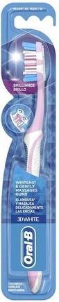 Actual product image Oral-B 3D WHITE BRILLO cepillo dental #medio (Medium, 1 x)