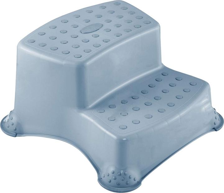 keeeper kids Tritthocker "igor pure", zweistufig, blau nordic-blue, Tragkraft: 120 kg, Anti-Rutsch-Füsse