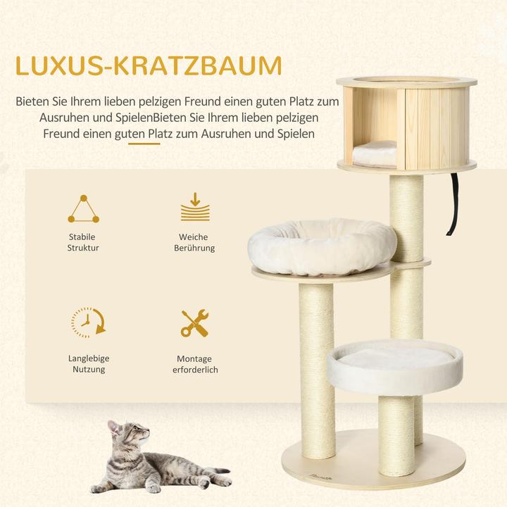 Produktbild Jamb Kratzbaum (122 cm, Natur, Creme)