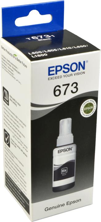 Image du produit Epson T6731 FLACON D'ENCRE NOIRE 70ML (CF)