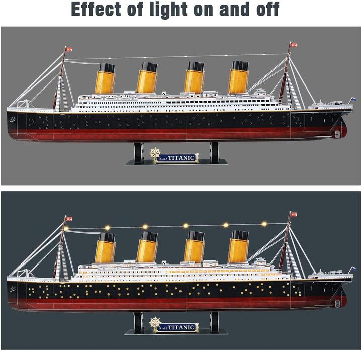 Image du produit Cubicfun Titanic LED (266 pièces)