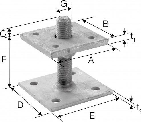Image du produit Simpson Sst Pied de support (Pied de support, 1 pcs)