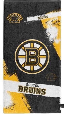 Actual product image Great Branding Boston Bruins Beachtowel "SPRAY" 75x150cm (75 x 150 cm)