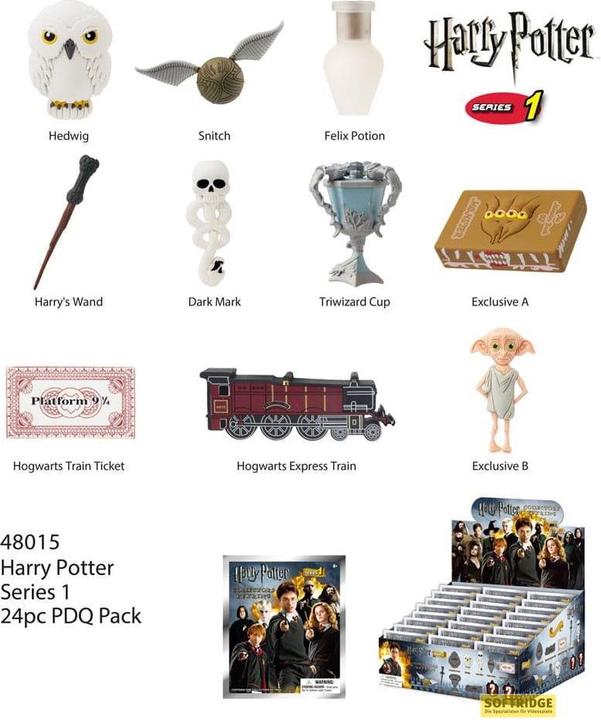 Monogram Int. Harry Potter série 1 présentoir porte-clés sac à dos (24)