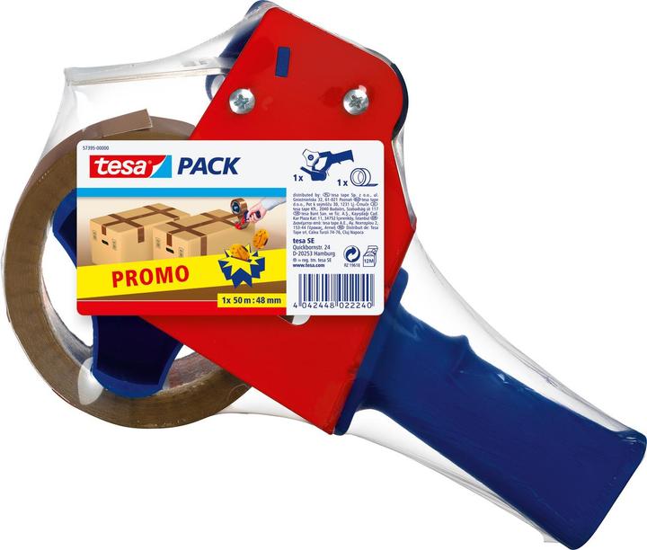 tesa pack standard 1 x 50m:48mm + distributeur (151 mm)