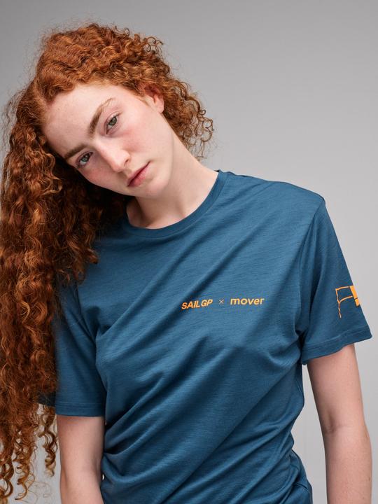 Actual product image Mover Plastic Free Sportswear SailGP x Mover Light Merino T-Shirt (XS)