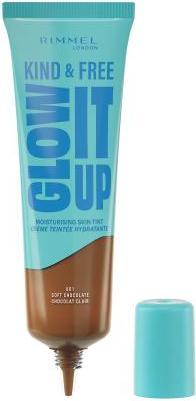 Immagine prodotto Rimmel London Rimmel Kind & Free Glow It Up Moisturising Skin Tint In Soft Chocolate - Soothes And Calms (601 Cioccolato morbido)