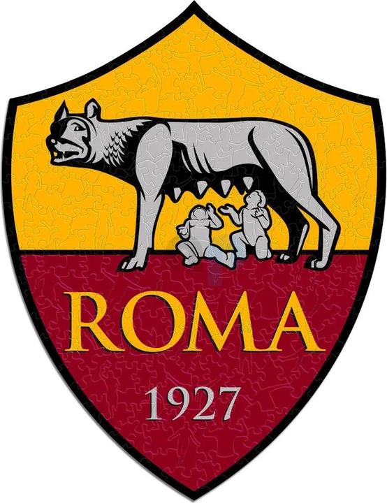 Actual product image Iconic AS Roma - Logo - Wooden Puzzle Size S (150 pieces) (150 pieces)