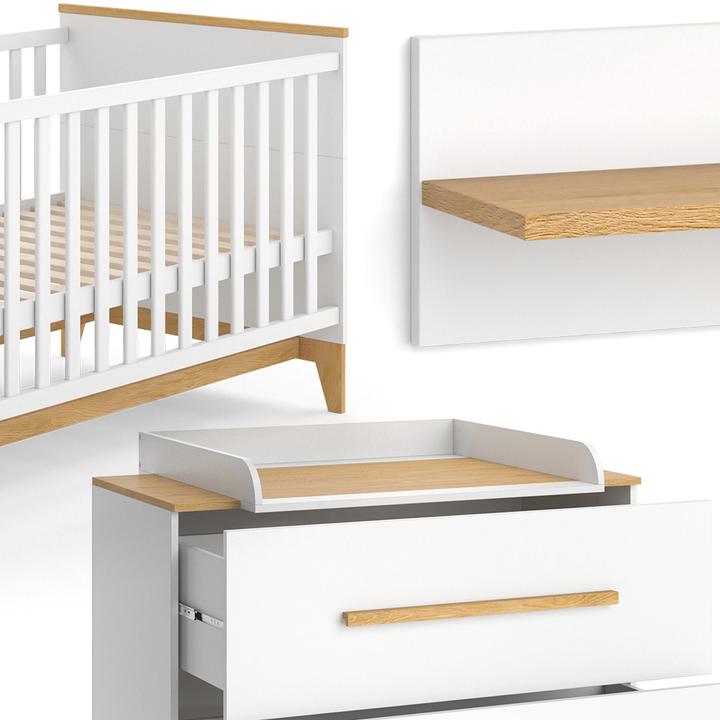Produktbild VitaliSpa Malia (Babybett, Kinderkleiderschrank, Wickelkommode)