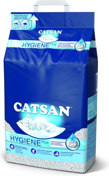 Catsan Hygiene Plus (Parfümiert, Neutralisierend, Nicht klumpend, 10 kg)