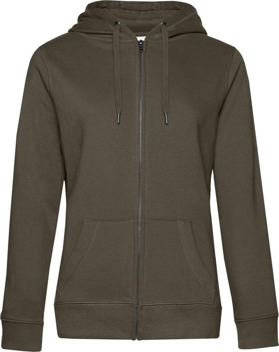 B&C Queen Hoodie mit durchgehendem Reissverschluss