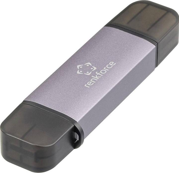 Immagine prodotto Renkforce RF-CR-200 USB-Kartenleser Smartphone/Tablet USB-A (USB 3.1 Gen 1), US (USB, USB 3.1 Gen 1)