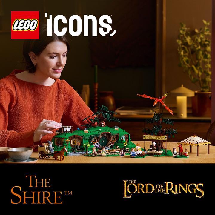 Produktbild LEGO Der Herr der Ringe: Das Auenland (10354, LEGO Icons, LEGO Seltene Sets)