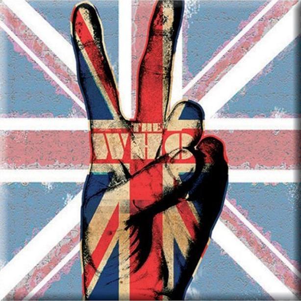 Image du produit The Who Aimant de réfrigérateur "Doigts de la paix (1 x)
