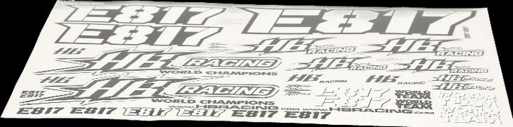 Produktbild HB Racing Sticker Sheet (E817)