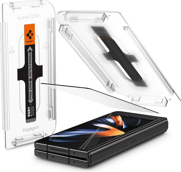 Image du produit Spigen Screen Protector GLAS.tR Full Cover Glass + Hinge Film (1 pièce(s), Samsung Galaxy Z Fold4)