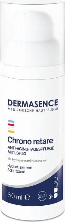 Actual product image Dermasence Chrono retare Anti-Aging Day Care SPF 50 Disp 50 ml (50 ml, Day cream, SPF 50)