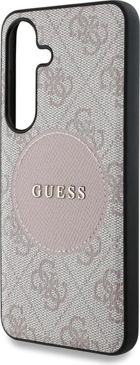 Actual product image Guess Etui 4G Round Patch Classic Logo MagSafe do Samsung Galaxy S25 Plus rÃ³Å¼owy (Samsung Galaxy S25+)