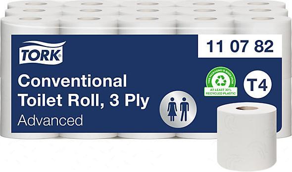 Produktbild Tork Toilettenpapier, Standard-Haushaltsrolle (30 x)