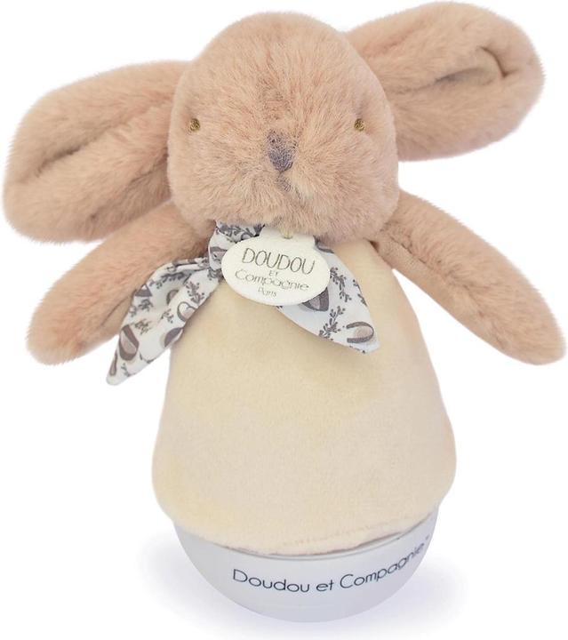 Doudou et Compagnie Nachtlicht mit Musik Hase, beige 16cm