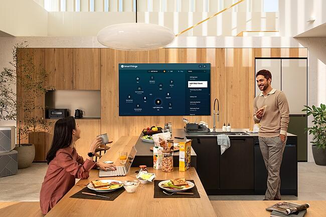 Actual product image Samsung QE85Q70A (85", QLED, 4K, 2021)