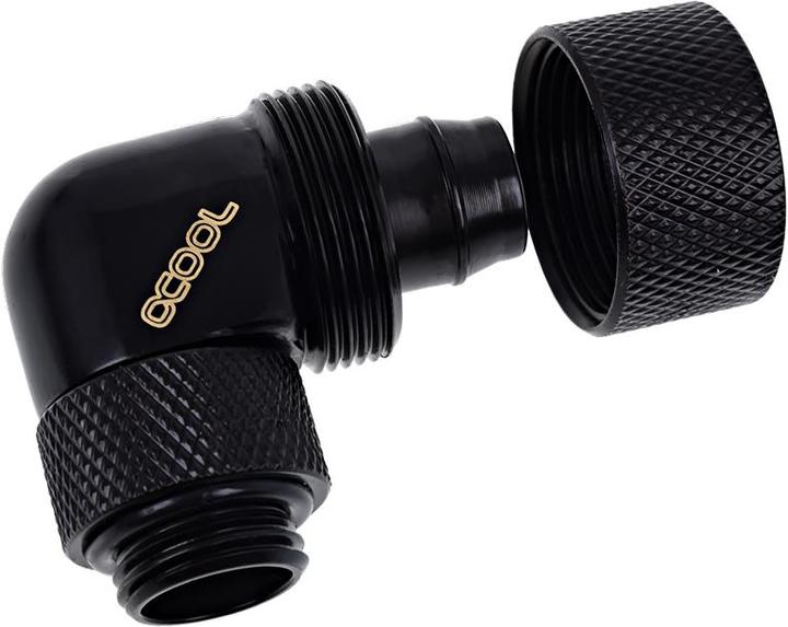Actual product image Alphacool 16/10mm icicle 90° rotatable G1/4