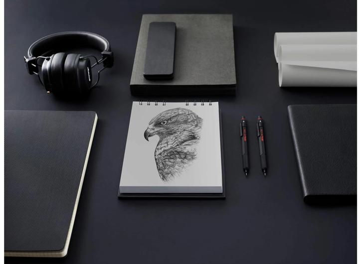 Actual product image Rotring Biros 600 Juodas, M-Juodas gift box (Black, 1 x)