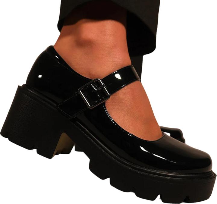 Produktbild Where's That From Riemchenschuhe Rylee Retro Lackleder (39)