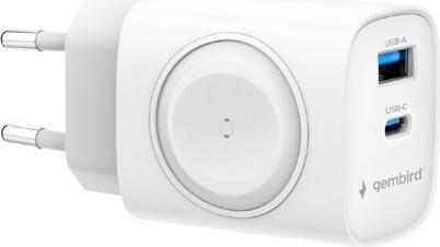 Produktbild Gembird 2-in-1 20 W Apple Watch and Phone Fast Charger | TA-UC-PDQCW20-01-W (20 W)