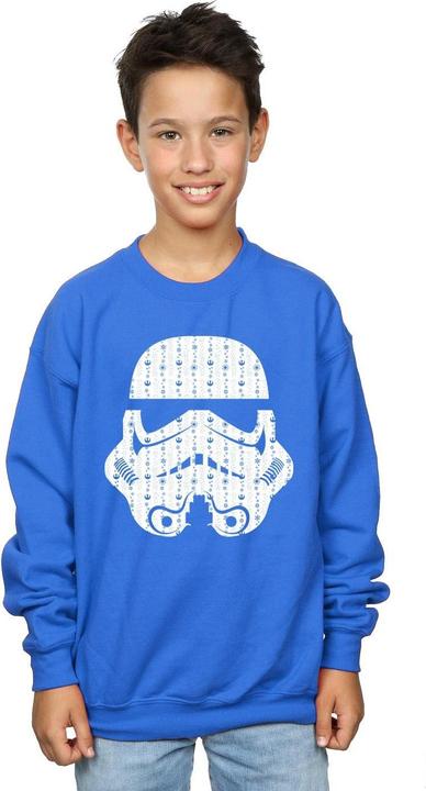 Produktbild Star Wars Christmas Stormtrooper Helmet Sweatshirt Jungen (128)