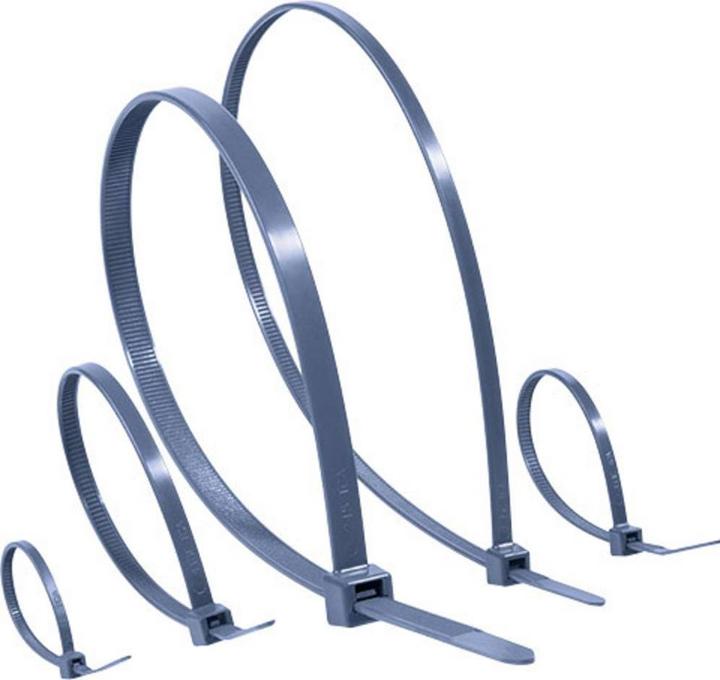 Image du produit HellermannTyton MetalContent Polyprop CableTies MCTPP50L (Serre-câbles métalliques, 390 mm, 100 pcs)