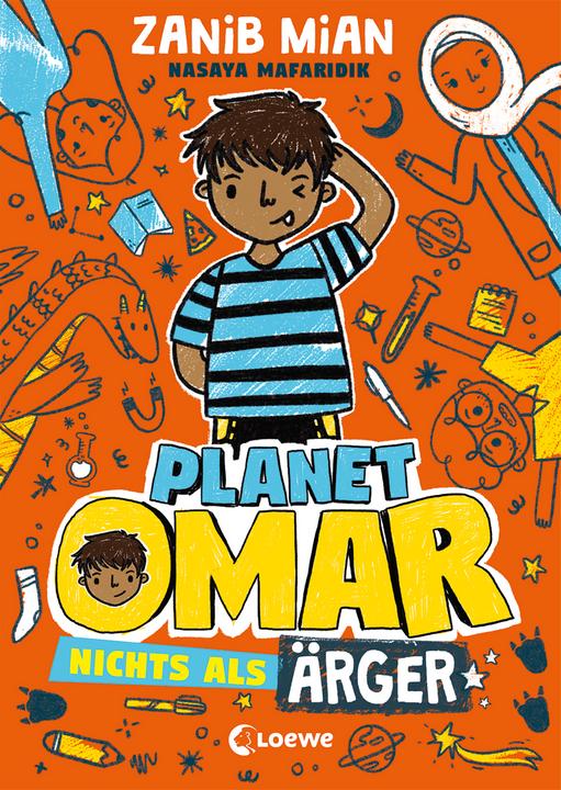 Loewe Planet Omar (Band 1) - Nichts als Ärger (Duits, Zanib Mian, Ann Heerlijk, Nasaya Mafaridik, Loewe kinderboeken, 2023)