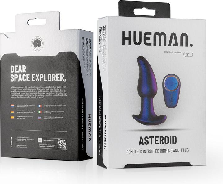 Actual product image Hueman Asteroid Rimming Analplug